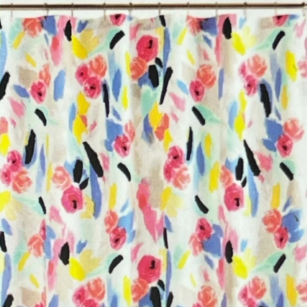 Kate Spade - ‘Primary Colors’ shower curtain. 72“ x 72“. NWT.